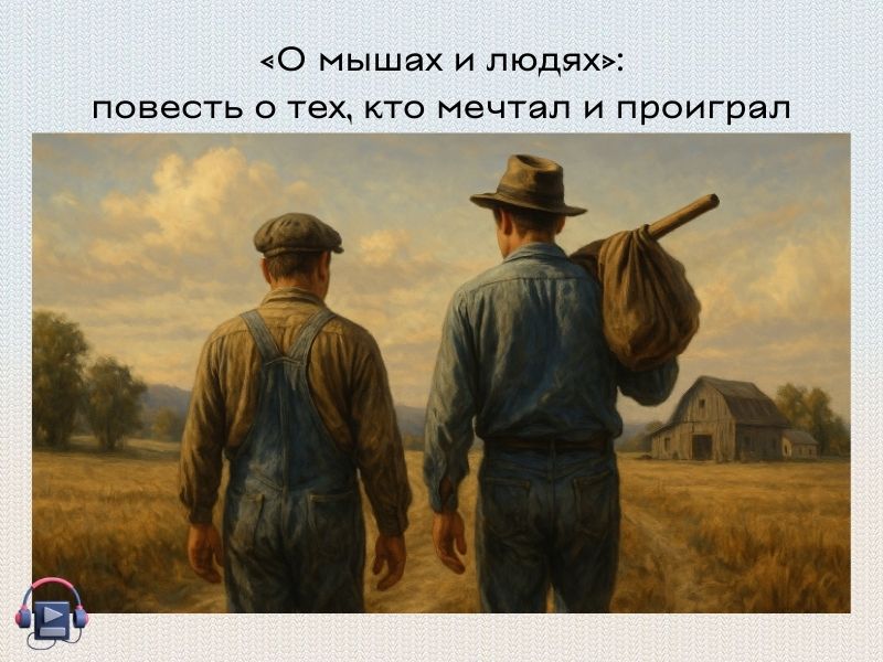 о мышах и людях слушать в хорошем качестве