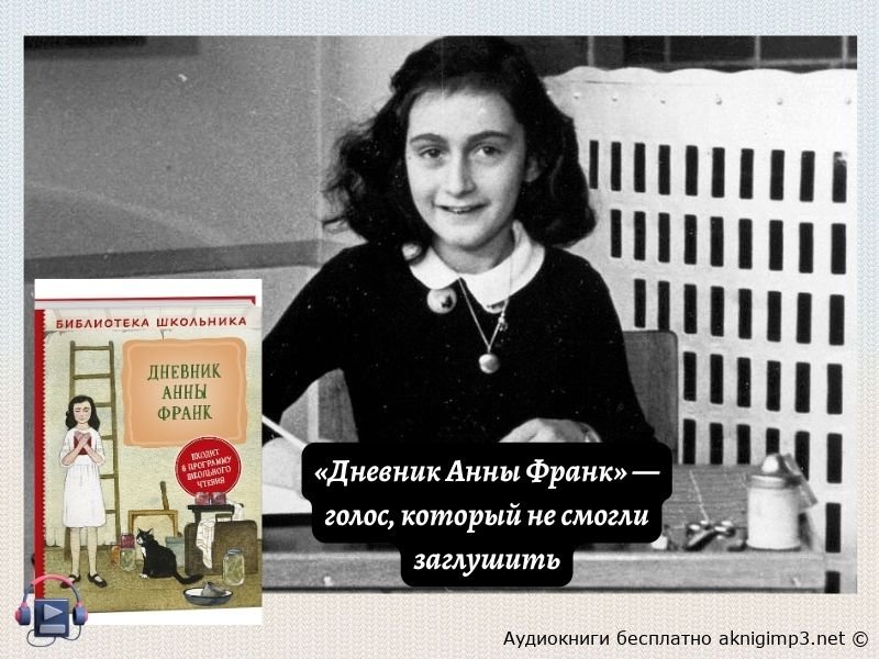 Аудиокнига Дневник Анны Франк