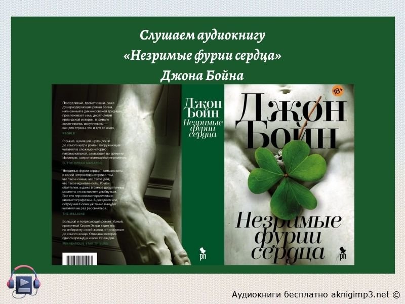 слушать аудиокнигу незримые фурии сердца онлайн бесплатно