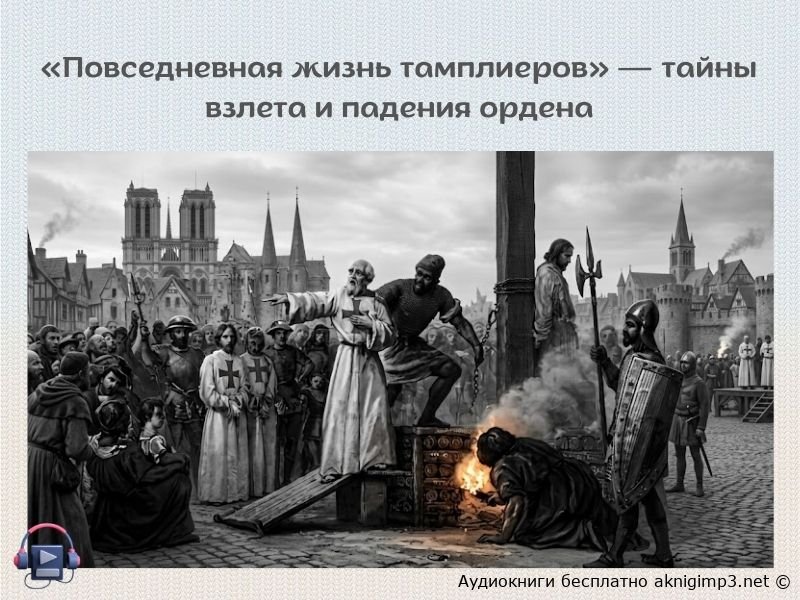 книга повседневная жизнь тамплиеров слушать бесплатно