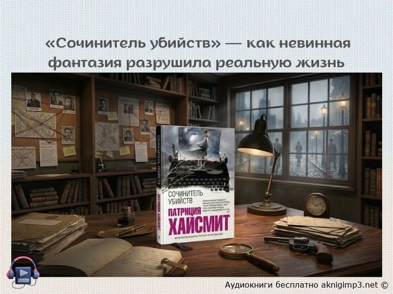 Слушать онлайн Сочинитель убийств Патриции Хайсмит полная версия бесплатно