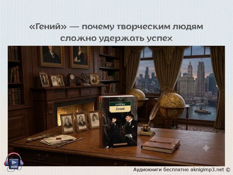 гений теодор драйзер слушать онлайн бесплатно